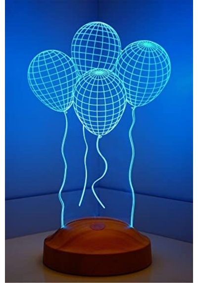 3 Boyutlu 3d Görünümlü Balon Led Lamba Diğer