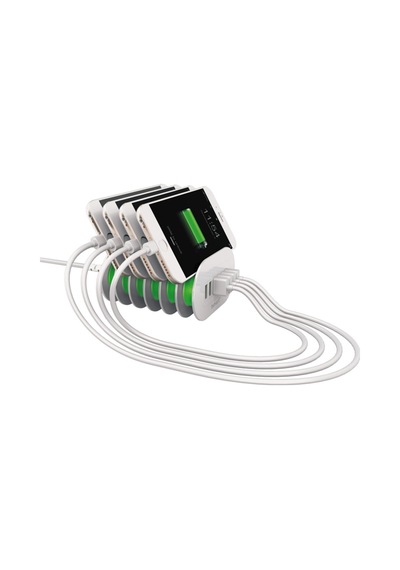 Tsmart 6 Usb Çıkışlı Şarj Cihazı Ergonomik Dizayn,Süper Ürün