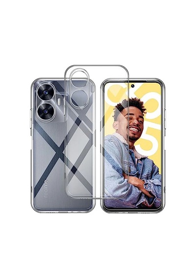 Realme C55 Kılıf Lüx Şeffaf Silikon -