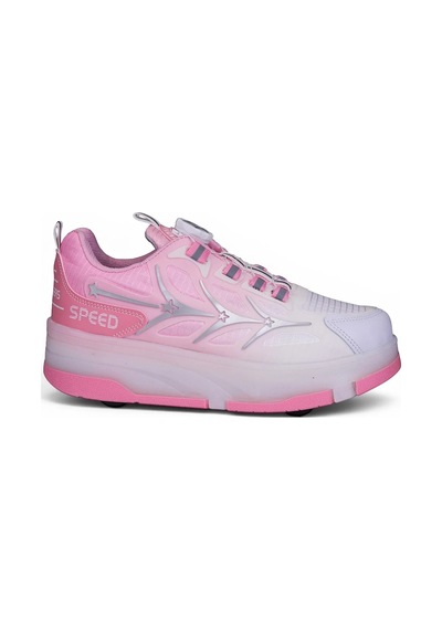 Tuğba Ortopedi 003 Çocuk Işıklı Tekerlekli Sneaker Pembe