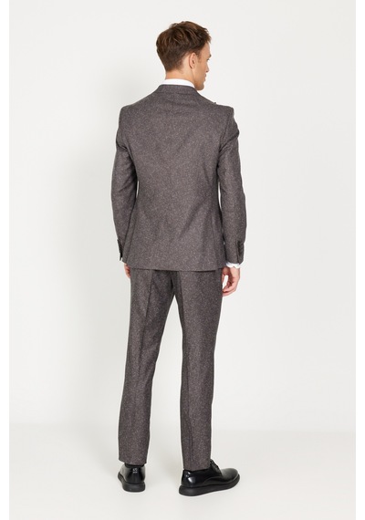 Altınyıldız Classıcs Erkek Kahverengı Ekstra Slim Fit Dar Kesim Kırlangıç Yaka Tweet Desenli Takım Elbise Kahverengi Altınyıldız Classıcs Erkek Kahverengı Ekstra Slim Fit Dar Kesim Kırlangıç Yaka Tweet Desenli Takım Elbise Kahverengi