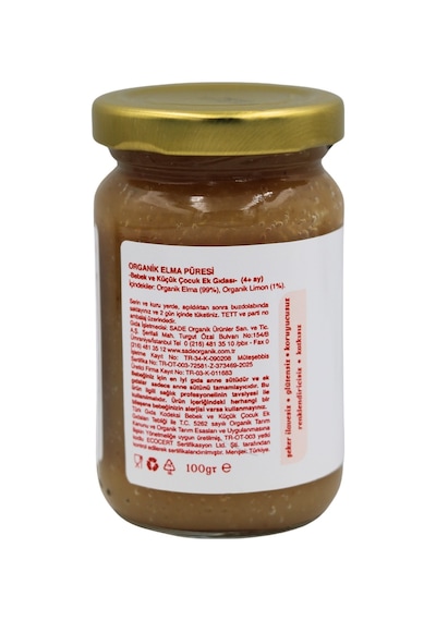 Sade Organik Elma Püresi 100 Gr. 100 G