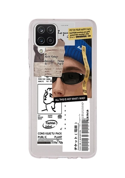 Samsung Galaxy Uyumlu A12/m12 Desen214 Çok Renkli