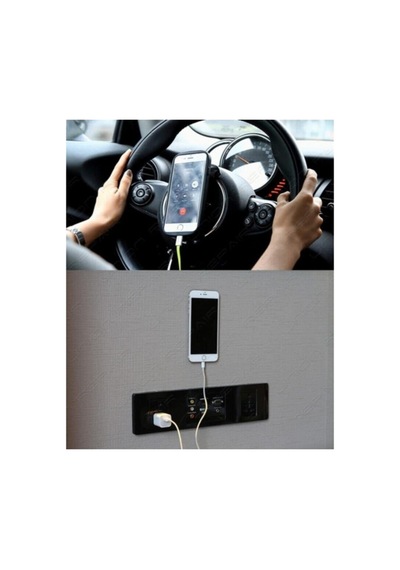 Flourish Lama Nano Kaydırmaz Güçlü Yapışkanlı Telefon Tutucu 2li Siyah - 879315069 Siyah