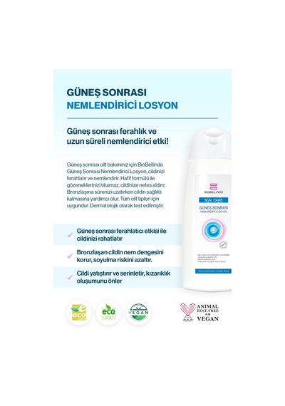 Güneş Sonrası Nemlendirici Losyon 200 Ml 2'li Set