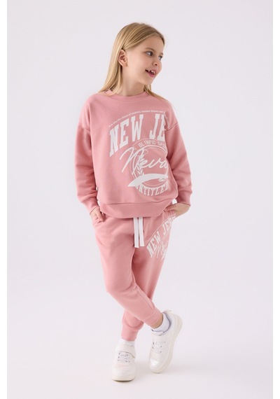 Rolypoly Kız Çocuk Pembe Eşofman Takımı Rp3484-c-v1 Pembe