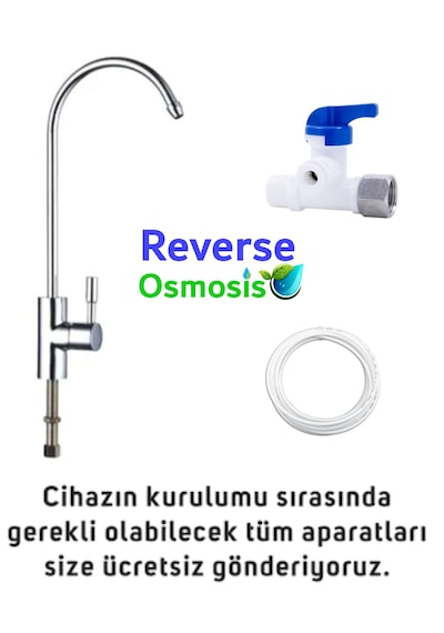 Reverse Osmosis Tezgah Altı Su Arıtma Cihazı Eco Model Kapsül Filtreli Reverse Osmosis Su Arıtma Cihazı Beyaz
