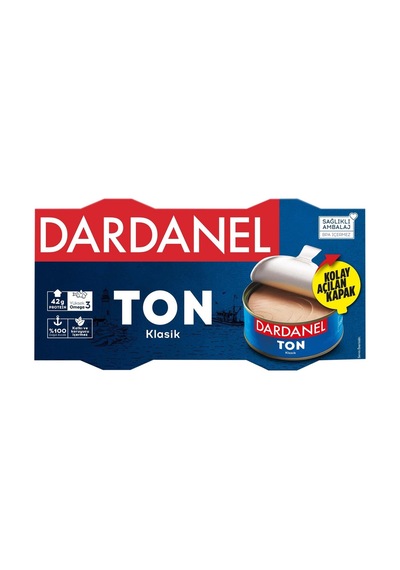Dardanel Ton Balığı 2'li 140g Katkısız Yüksek Omega 3 2'li Ekonomik Paket - 2 Adet Tarı