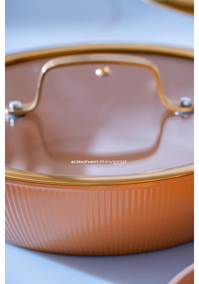 Acar Ultimate Pro 5 Parça Tencere Seti - Rose Gold