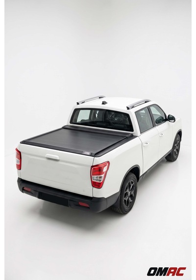 Ssangyong Musso 2019-2026 Uyumlu Araca Özel Omback Sürgülü Bagaj Kapama Siyah