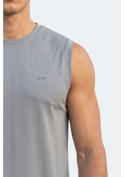 Slazenger Herofıt Erkek Kolsuz Gri Atlet