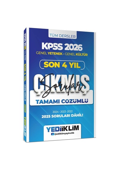 2026 Kpss Genel Yetenek Genel Kültür Son 4 Yıl Tamamı Çözümlü Çıkmış Sorular