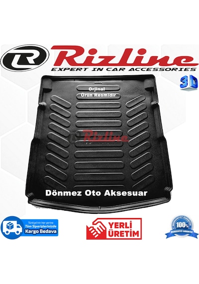 Audi A6 3D Bagaj Havuzu Paspası Sedan 2005-2011 Arası Rizline N11.10293