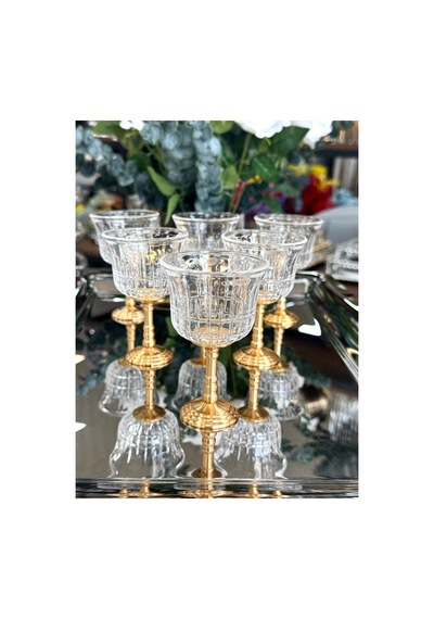 Ayaklı Kahve Yanı Bardağı-80 Cc Tkebt Şeffaf