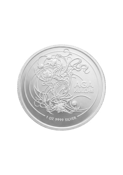 AgaKulche Mısır Tanrısı Gümüş Sikke Coin