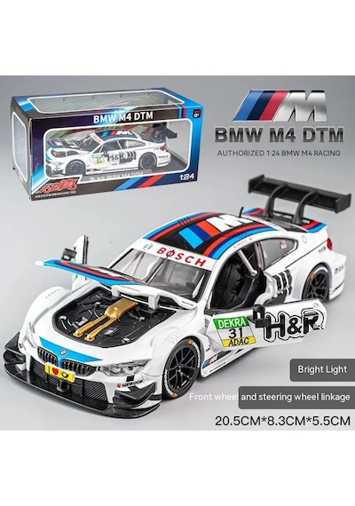 1:24 Ölçekli Bmw Gt Yaray Arorasi Modeli: Detayli Diecast Metal, Açılabilir Dtm Beyaz 1:24 Ölçekli Bmw Gt Yaray Arorasi Modeli: Detayli Diecast Metal, Açılabilir Dtm Beyaz