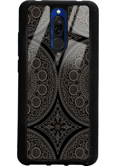 Xiaomi Redmi 8 Osmanlı Motif Tasarımlı Glossy Telefon Kılıfı Çok Renkli