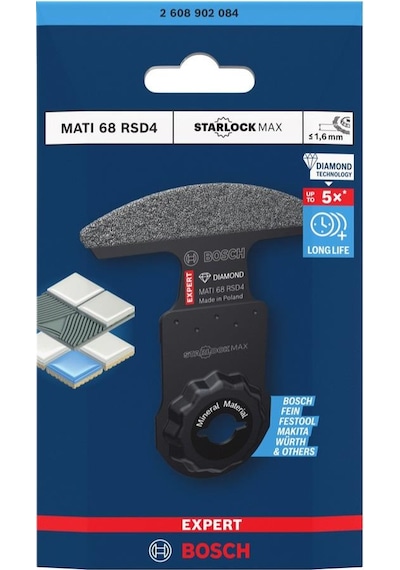Bosch Expert Matı 68 Rsd4 Starlockmax Derz Köşe Bıçağı 2608902084