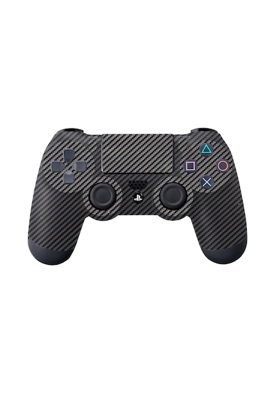 PS 4 Siyah Carbon Fiber Kol Kaplama 2 Adet Çınar Extreme
