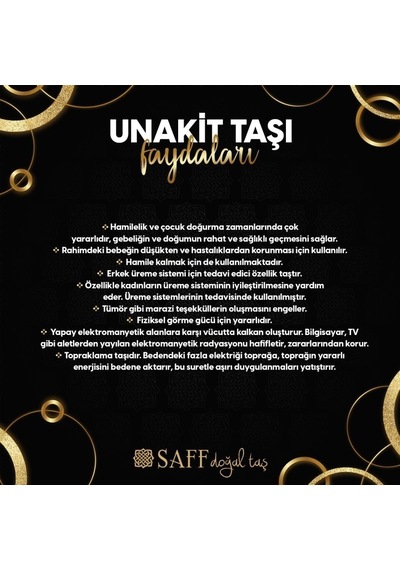 Unakit Doğal Taş Kolye  201589