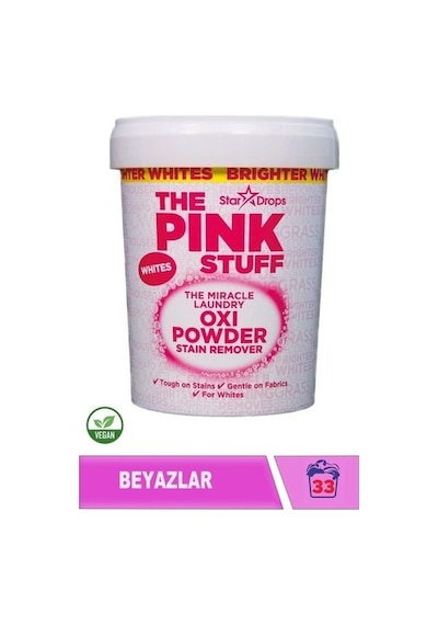 The Pink Stuff Mucizevi Oxi Toz Leke Çıkarıcı Beyazlar 1 KG