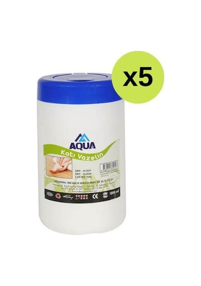 Aqua Katı Vazelin 1 Kg x 5 Adet