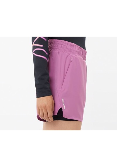 Salomon Shakeout Core 2ın1 4" Kadın Koşu Şortu Lc2843000 Pembe