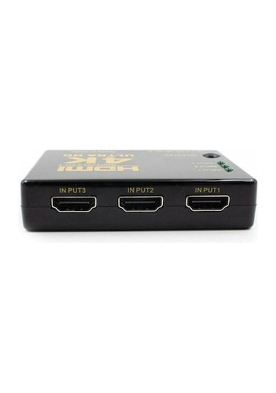 4K Ultra Hd Ir Alıcılı Kumandalı Hdmi Çoklayıcı 3 In 1 Switch