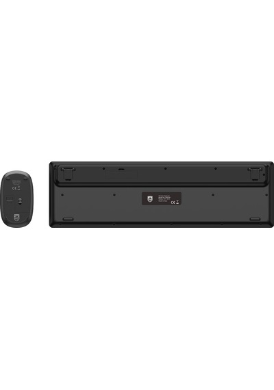 Phılıps Kablosuz Klavye&mouse Set Spt6318b Siyah Diğer