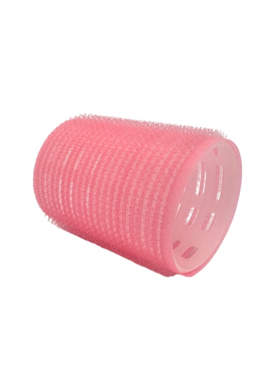 Croc 4lü Orta Boy Plastik Bigudi Pembe Cb22 - Cırtlı Yapışkanlı Saç Bigudisi Pembe