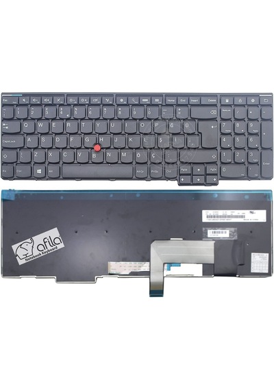 Lenovo Uyumlu ThinkPad Edge E531 E540 W540 Klavyesi - Siyah - TR
