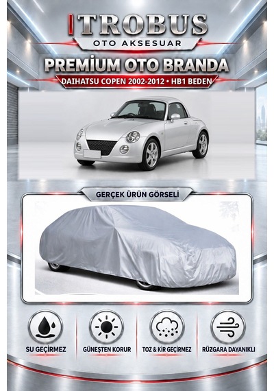 Daihatsu Copen 2002-2012 Uyumlu Premium Araba Brandası Oto Branda Hb1 Beden