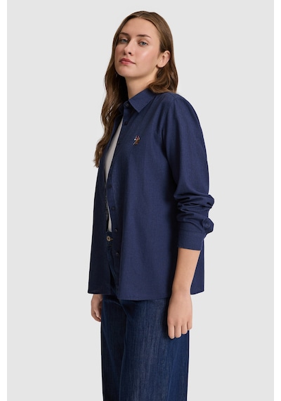 U.S. Polo Assn. U.s. Polo Assn. Kadın Lacivert Gömlek Basic 50320204-vr033