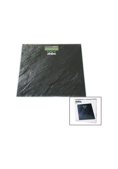 Dijital - Pilli Cam Banyo Baskülü Lcd Ekran - Sıcaklık Göstergeli 180kg/50gr 26x26cm Sinbo Sbs-4450 Bx40