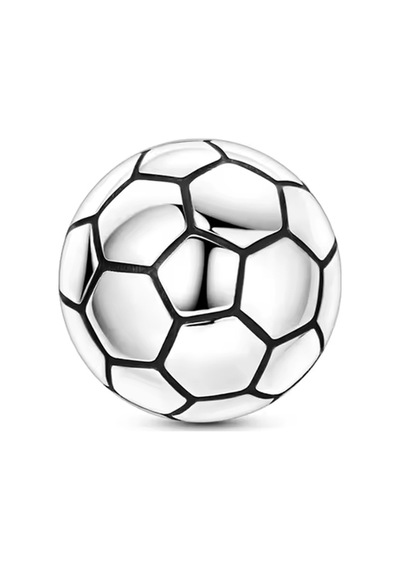 Futbol Topu Charm Gümüş