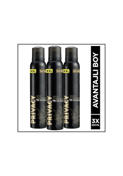 Privacy Gold Sensation Erkek Sprey Deodorant 3 x 200 ML