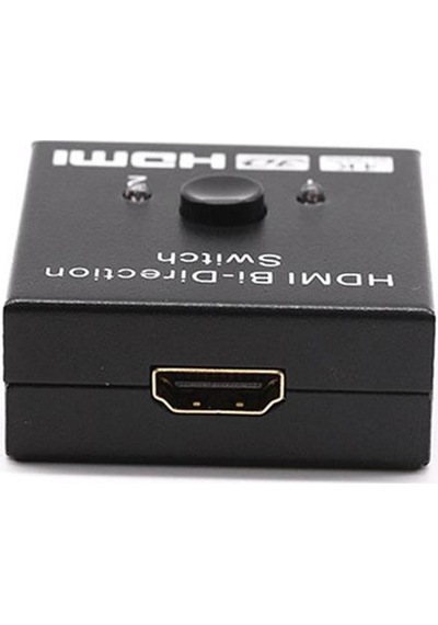 2 Port Hdmi Switch 2 Port Hdmi Splitter Hdmi 2.0 Bi-direction Switch 4k Seçmeli Hdmi Çoğaltıcı