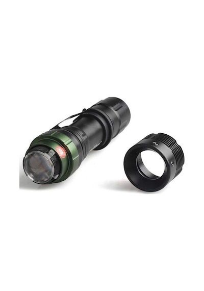 Black Wt-037-şarjlı Zoomlu Acil Durum Feneri Çok Renkli