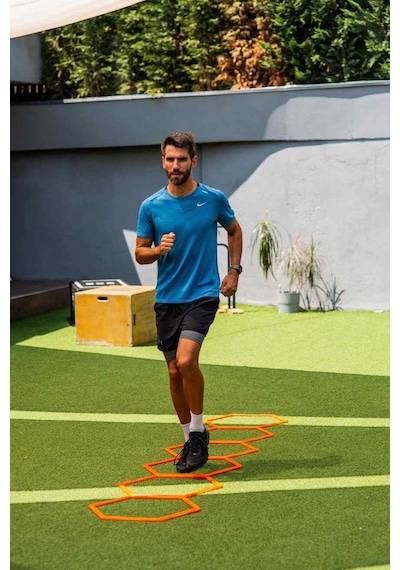 Slazenger Hız Ve Çeviklik Antrenman Merdiveni 6'Lı Çok Renkli