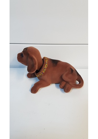 Kafa Sallayan Köpek Oto Aksesuar Koyu Kahverengi