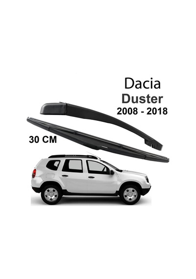NVR Dacia Duster Arka Silecek Kolu ve Süpürgesi Takım 30 cm