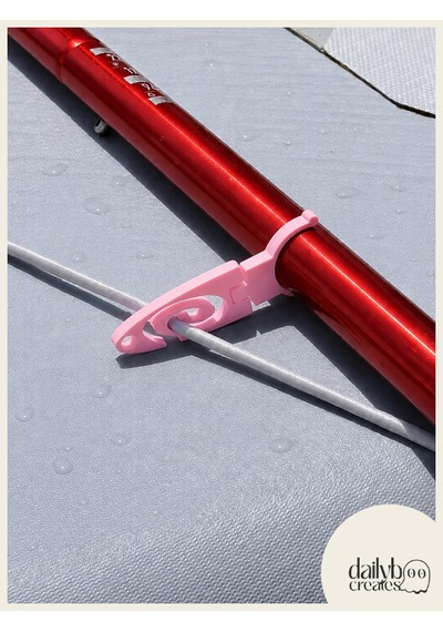 Sup/kano Pembe Kürek Sabitleme Aparatı 2'li Set -paddle Board Kürek Tutucu Klips-kayma Önleyici Kürek Aksesuarı