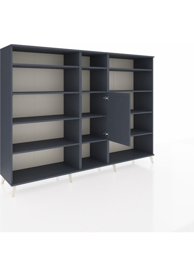 Hyperion Dolap 12 Raflı Tek Kapaklı 220x44x163 Antrasit-antrasit Antrasit-antrasit Hyperion Dolap 12 Raflı Tek Kapaklı 220x44x163 Antrasit-antrasit Antrasit-antrasit
