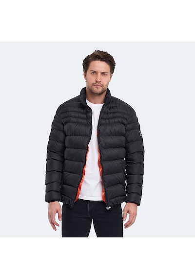 Slazenger HORIZON I Erkek Şişme Siyah Mont & Kaban