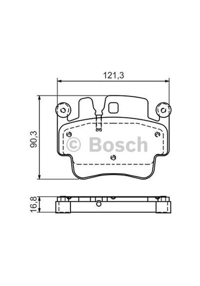 Bosch 0986494281 Ön Balata Porsche Boxster 2.7 24v S 3.2 99 911 3.6 Gt3 99 3.4 Carrera 97 Boxster 2.5 24vm 0986tb2854 99635193014