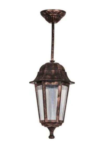 Zerpa Dekoratif Optik Altıgen Bakır Sarkıt Armatür Aplik 20cm X 46cm