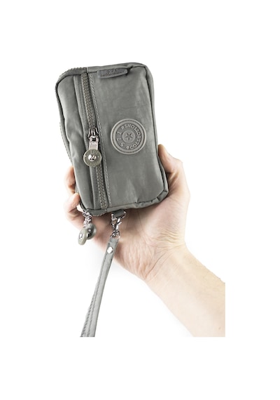 İmaks Krinkıl/klinkır Su Geçirmez Kumaş 3 Fermuarlı Bilek Askılı Cep Telefon Taşıma Cüzdan Gri 515-b Gri İmaks Krinkıl/klinkır Su Geçirmez Kumaş 3 Fermuarlı Bilek Askılı Cep Telefon Taşıma Cüzdan Gri 515-b Gri