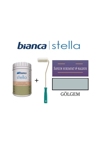 Stella Su Bazlı Akrilik Boya Gölgem + Dekor Kadife Parmak Rulo Diğer