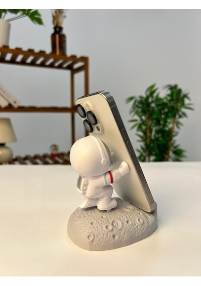 Favora Gri Astronot Telefon Tutacağı Model B