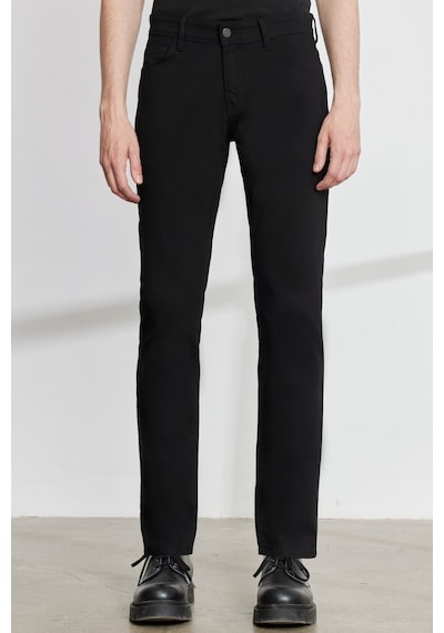 AC&Co / Altınyıldız Classics Erkek Sıyah Slim Fit Dar Kesim 5 Cep Armürlü Esnek Pantolon Çok Renkli AC&Co / Altınyıldız Classics Erkek Sıyah Slim Fit Dar Kesim 5 Cep Armürlü Esnek Pantolon Çok Renkli